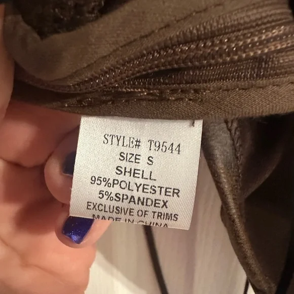 Bear Dance Dark Brown Lace-Up Camisole Corset Style Bustier Halter Top - Picture 6 of 6